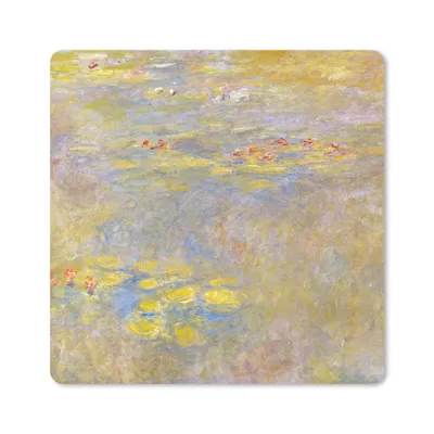 Produktbild von MuchoWow® Mauspad Mousepad Seerosen - Claude Monet 20x20 cm - Mousepads - Maus Mat - Pad - Mausunterlage - Desk Mat - Bureauartikeln