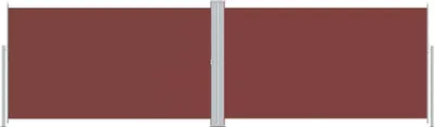 Obrázok produktu pre vidaXL Bočná výsuvná markíza hnedá 180x600 cm