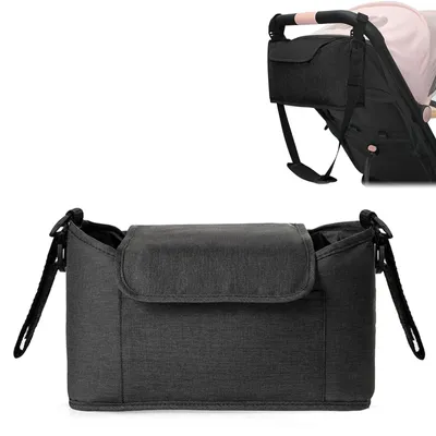 Image de Poche de rangement pour poussette Doukesh, sac organisateur pour poussette avec scanner