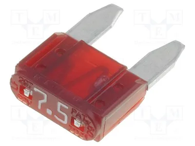Immagine prodotto di 10 fusibili: fusibile a fusione da 10,9 mm, per veicoli, 32V, 7,5A, tipo MINI 029707.5WXNV. Mini-fusibili per auto