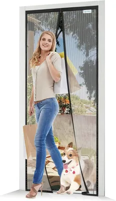 Produktbild von Fliegengitter für Balkontür 105x210cm Insektenschutz