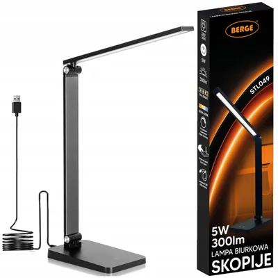 Produktbild von Berge SKOPIJE STL049 LED Schreibtischlampe CCT USB