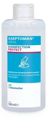 Productafbeelding van Dr. Schumacher Aseptoman® Virale Handdesinfectiemiddel - 500 ml | Fles (500 ml)