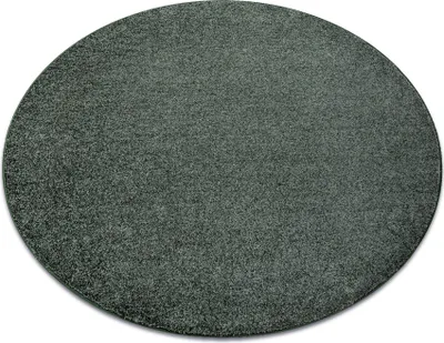 Produktbild von Teppich rund INDUS grün 27 eben, Melange Grün rund 100 cm