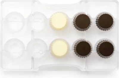 Produktbild von Schokoladen-Cupcakeform, Durchmesser 2,5 x 1,6 cm