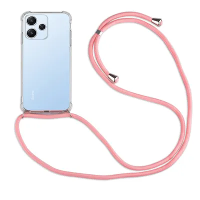 Produktbild von Handykette für Xiaomi Redmi 13 / Poco M6 Handyhülle mit Band Hülle mit Kordel Rosa