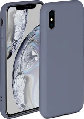 Produktbild von Soft-Case für Apple iPhone X / iPhone XS, Farbe:Lavendelgrau