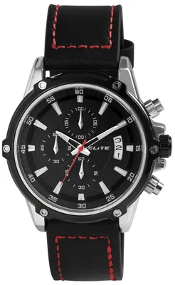 Produktbild von ELITE Herrenchronograph mit Echtlederband