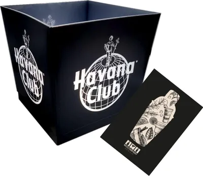 Produktbild von Havana Club Kühler mit LED Beleuchtung Flaschenkühler Eiskühler Getränkekühler in Schwarz