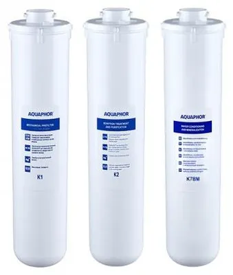 Produktbild von AQUAPHOR DWM RO-102S RO-101S RO-101 RO-202S Ersatzfilter-Set - K1 - K2 -K7BM inkl. Remineralisiserung und Keimsperre