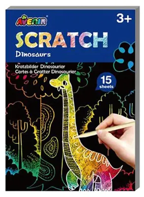 Produktbild von Škrabací kniha aktivit mini - dinosaur