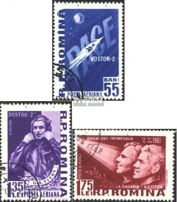 Produktbild von Briefmarken Rumänien 1961 Mi 1994-1996 (kompl.Ausg.) gestempelt Sowj. Weltraumschiff