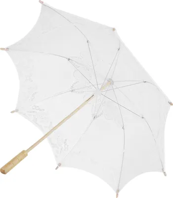 Produktbild von Spitzenschirm, Brautschirm, Sonnenschirm für Fotoshootings, Hochzeitszubehör