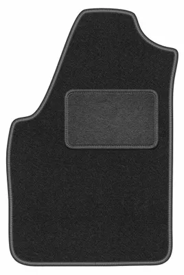 Produktbild von Fahrermatte Velours für Fiat Idea 2003-2010 (Minivan) – 1-tlg, Graphit, passgenau – Wielganizator LUX