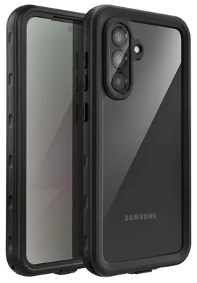 Produktbild von Shellbox, 360° Vollschutzhülle Galaxy A56 wasserdicht IP68, Schwarz transparent