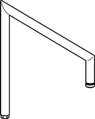 Produktbild von Hansa 59914045 Brausearm ohne Kopfbrause HANSA
