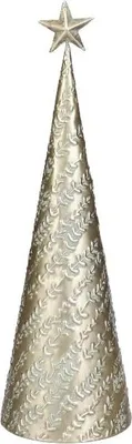 Produktbild von House of Seasons Weihnachtsbaum gold 39,5 x 12 cm