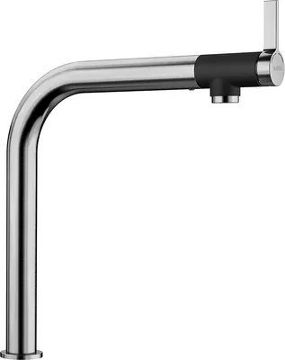 Immagine prodotto di BLANCO 518435 Miscelatore VONDA solido in acciaio inox spazzolato / Miscelatore monocomando / Miscelatore