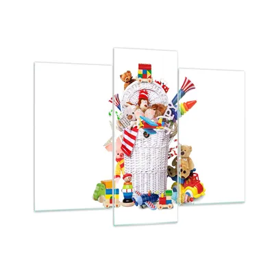 Produktbild von Bilder auf glas - Spielzeug Kinder Spaß Freunde - 130x100cm - Glasbilder - Wandbilder - Kunstdruck - zum Aufhängen bereit - Wanddekoration aus Glas - Glas Bilder - Wandbild auf Glas - GCB130x100-3197