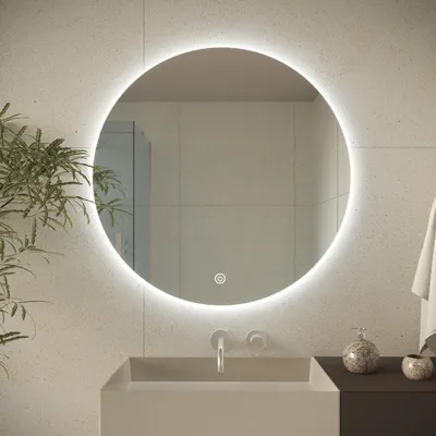 Zdjęcie produktu dla LOMAZOO lustro Atlanta 70 cm, okrągłe, LED
