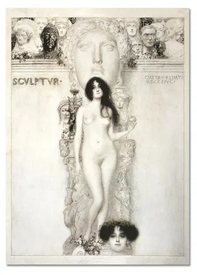 Produktbild von Giallobus - Skulptur - Gustav Klimt - 100L x 140B cm - Bild - Acrylglas