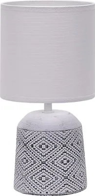 Produktbild von Luxus - Tischlampe Vienna - Weiß - H30xØ15 - Armatur E14 - Keramik