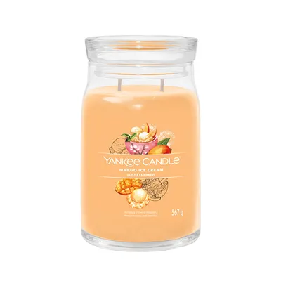 Produktbild von Yankee Candle Signature, Zylinder, Orange, Mango, Vanille, 90 h, 1 Stück(e)