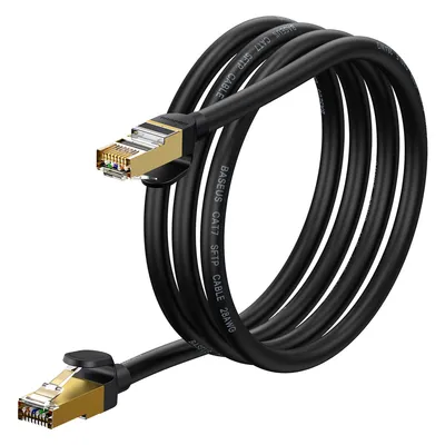 Obrázek produktu pro Baseus WKJS010201, 1,5 m, Cat7, S/FTP (S-STP), RJ-45, RJ-45, Černá