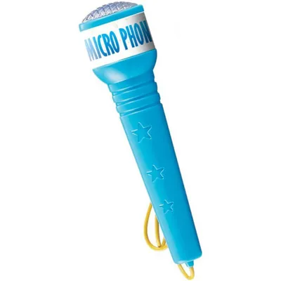 Productafbeelding van TEDDIES karaoke-microfoon met standaard, blauw