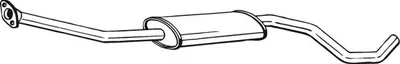 Produktbild von Bosal Mittelschalldämpfer  284-925