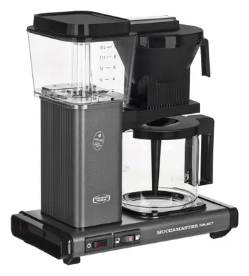 A coffee maker on a white background.