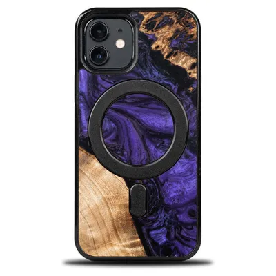 Produktbild von Bewood Unique Case für iPhone 12 / 12 Pro - Violett mit MagSafe