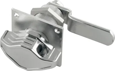 Image de Serrure à pêne rotatif STRENGER 7586 D pour cadenas à gauche, 45°, chromée