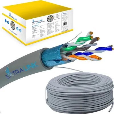 Produktbild von Extralink CAT5E FTP (F/UTP) Interní Síťový kabel s krouceným párem 305M