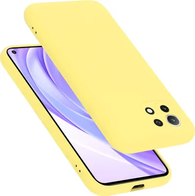 Immagine prodotto di Cadorabo custodia protettiva per Xiaomi Mi 11 LITE (4G / 5G) / 11 LITE NE custodia in giallo telefono cellulare Case Cover TPU Etui
