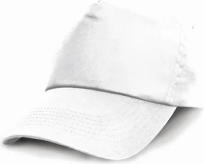 Produktbild von Result Headwear RC005J | Junior Baumwolle Cap / Kappe / Mütze / Hut - Farbe: White - Größe: One Size