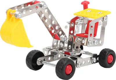 Immagine prodotto di DIY assemblaggio blocchi di costruzione in metallo ingegneria auto bambini giocattolo educativo Model865