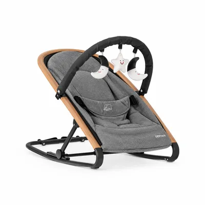 Produktbild von Deryan Rocker Babywippe – Luxe 2-in-1 – Mit Spielbogen – Graphite