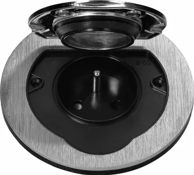 Obrázek produktu pro Zapuštěná zásuvka s víčkem, hermeticky uzavřená ORNO OR-GM-9030, nerez IP55