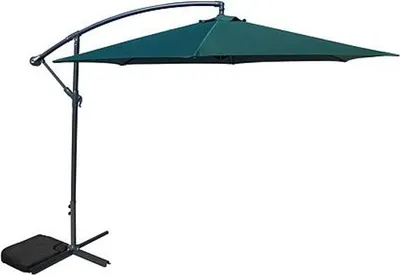 Obrázek produktu pro Deštník DEMI 300 cm, 42 mm, zelený, PE, zahradní