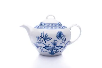 Image de Saphyr, théière, oignon, 1,2 l, porcelaine tchèque, Thun 1794