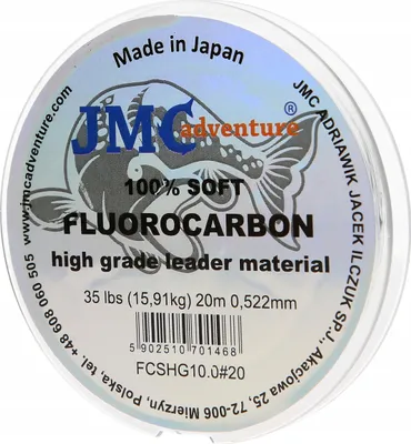 Produktbild von 100% fluorocarbon JMC ADVENTURE 20m, 0.522mm 35 lbs