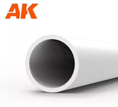 Obrázek produktu pro AK Interactive S.L. AK-6544 Styrenová dutá trubka průměr 4,00 x 350 mm (4 kusy)