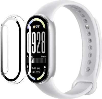Produktbild von Hülle für Xiaomi Smart Band 10 - Transparent Hartschutz Displayschutzfolie Phonillico®