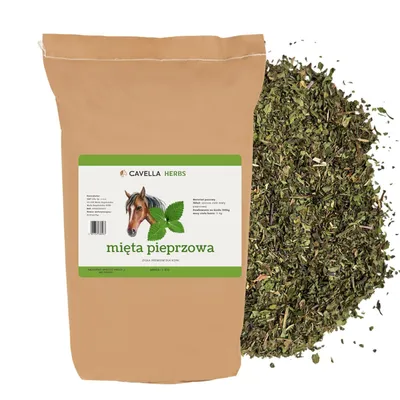 Zdjęcie produktu dla Cavella Mięta pieprzowa dla koni, suszona - 1 kg