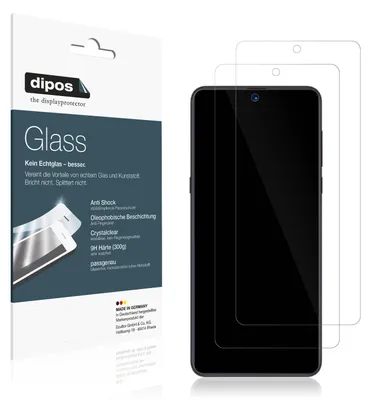 Zdjęcie produktu dla 2x folia ochronna dla Xiaomi Mi 12S - folia antywstrząsowa 9H dipos Glass z tworzywa sztucznego