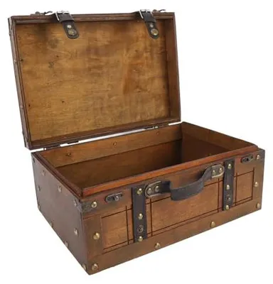 Produktbild von Holz Aufbewahrungskiste - Retro Stil - Qcwwy1x5zeo6f94-12
