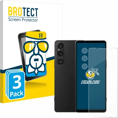 Produktbild von 3x BROTECT Schutzglas für Sony Xperia 1 V (Display+Kamera) Schutzfolie Panzer Folie Glas Display Schutz klar