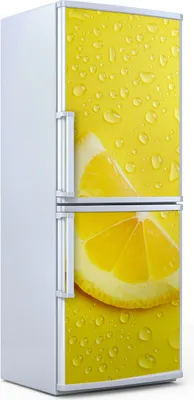 Produktbild von Kühlschrankdekoration 70x180 cm Aufkleber auf dem Kühlschrank - Früchte Spritzen