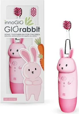 Image de Brosse à dents électronique sonique GIORabbit Rose